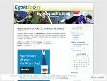 Tablet Screenshot of egokisport.wordpress.com