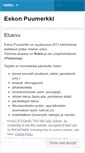 Mobile Screenshot of eskonpuumerkki.wordpress.com