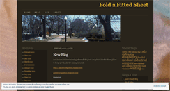 Desktop Screenshot of foldafittedsheet.wordpress.com