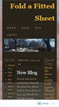 Mobile Screenshot of foldafittedsheet.wordpress.com