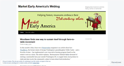 Desktop Screenshot of marketearlyamerica.wordpress.com