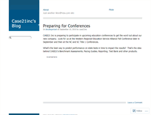 Tablet Screenshot of case21inc.wordpress.com