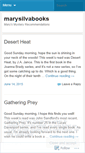 Mobile Screenshot of marysilvabooks.wordpress.com