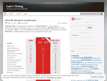 Tablet Screenshot of gianmichele.wordpress.com