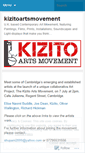 Mobile Screenshot of kizitoartmovement.wordpress.com