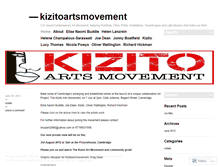 Tablet Screenshot of kizitoartmovement.wordpress.com