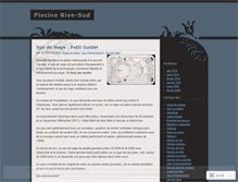 Tablet Screenshot of piscinerivesud.wordpress.com