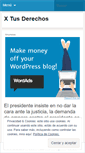 Mobile Screenshot of luchaportusderechos.wordpress.com