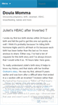 Mobile Screenshot of doulamomma.wordpress.com