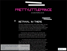 Tablet Screenshot of prettylittleprince.wordpress.com