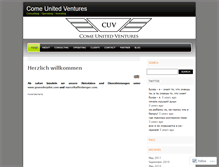 Tablet Screenshot of cuventures.wordpress.com