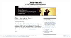 Desktop Screenshot of intrigosaudita.wordpress.com