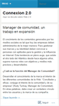 Mobile Screenshot of connexion20.wordpress.com