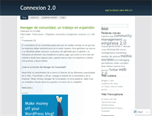 Tablet Screenshot of connexion20.wordpress.com