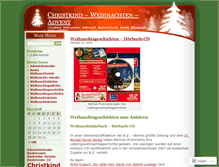 Tablet Screenshot of christkind.wordpress.com