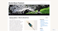 Desktop Screenshot of alcoholabusetreatmenthelp.wordpress.com