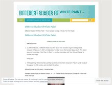 Tablet Screenshot of differentshadesofwhitepaintrreq.wordpress.com