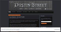 Desktop Screenshot of dustintstreet.wordpress.com