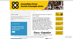 Desktop Screenshot of dretsocialseixample.wordpress.com