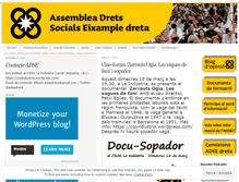 Tablet Screenshot of dretsocialseixample.wordpress.com