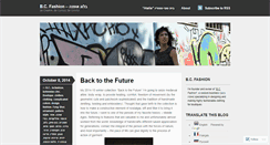Desktop Screenshot of bcfashion.wordpress.com