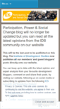 Mobile Screenshot of participationpower.wordpress.com