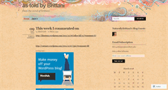 Desktop Screenshot of brittanihill.wordpress.com