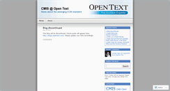 Desktop Screenshot of cmis.wordpress.com