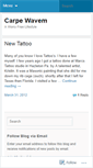 Mobile Screenshot of carpewavem.wordpress.com