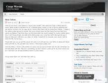 Tablet Screenshot of carpewavem.wordpress.com