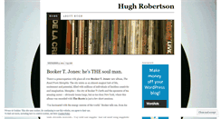 Desktop Screenshot of hughrobertson.wordpress.com