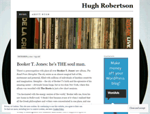 Tablet Screenshot of hughrobertson.wordpress.com