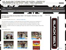 Tablet Screenshot of blackbeltwarriors.wordpress.com
