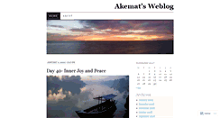 Desktop Screenshot of akemat.wordpress.com