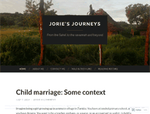 Tablet Screenshot of jorielarson.wordpress.com
