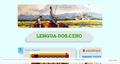 Desktop Screenshot of lengua3.wordpress.com