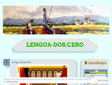 Tablet Screenshot of lengua3.wordpress.com