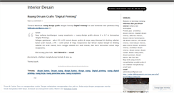 Desktop Screenshot of indesain.wordpress.com