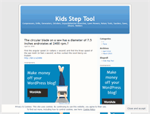 Tablet Screenshot of kidssteptool.wordpress.com