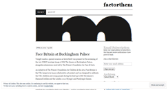 Desktop Screenshot of factorthem.wordpress.com