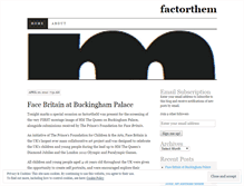 Tablet Screenshot of factorthem.wordpress.com