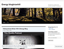 Tablet Screenshot of blogbrianhill.wordpress.com