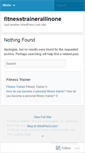 Mobile Screenshot of fitnesstrainerallinone.wordpress.com
