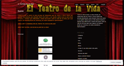 Desktop Screenshot of elteatrodelavidajade.wordpress.com