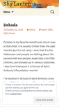 Mobile Screenshot of myskylanterns.wordpress.com
