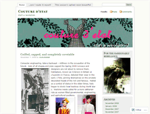 Tablet Screenshot of couturedetat.wordpress.com