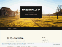 Tablet Screenshot of marshmallow357.wordpress.com