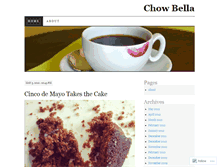 Tablet Screenshot of chowbellablog.wordpress.com