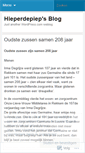 Mobile Screenshot of hieperdepiep.wordpress.com