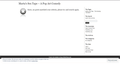 Desktop Screenshot of martasextape.wordpress.com